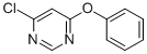 结构式 CAS# 124041-00-5, 4-氯-6-苯氧基-嘧啶