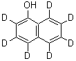 structure of CAS# 124251-84-9, 1-(<Sup>2</Sup>H<Sub>7</Sub>)Naphthalenol;1-Naphthol-2,3,4,5,6,7,8-d7;1-Naphthol-d7;487538_ALDRICH