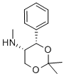 structure of CAS# 124686-47-1, (S,S)-(+)-2,2-Dimethyl-5-methylamino-4-phenyl -1,3-dioxane