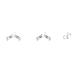 结构式 CAS# 12525-03-0, 硫化钙镧