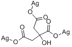 structure of CAS# 126-45-4, 2-Hydroxy-1,2,3-Propanetricarboxylicacid Silver(1+) Salt (1:3);Trisilver Citrate;1,2,3-Propanetricarboxylic Acid, 2-Hydroxy-, Trisilver(1+) Salt