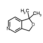 CAS 登录号：126230-94-2， 1,1-二甲基-1,3-二氢呋喃并[3,4-c]吡啶