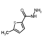 structure of CAS# 126768-40-9, 5-Methyl-2-Thiophenecarbohydrazide;2-methylthiophene-5-carbohydrazide;4'-Formylbenzo-18-crown 6-Ether;5-Methyl-2-thiophenecarboxylic acid hydrazide