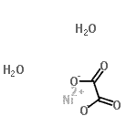 structure of CAS# 126956-48-7, Nickel(2+) Ethanedioate Hydrate (1:1:2);NICKELOXALATEDIHYDRATE