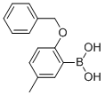 structure of CAS# 127972-17-2, 2-(Benzyloxy)-5-Methylphenylboronic Acid;2-(BENZYLOXY)-5-METHYLPHENYLBORONIC ACID;2-Benzyloxy-5-Methylhenylboronic Acid