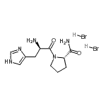 CAS 登录号：128083-56-7， D-组氨酰-L-脯氨酰胺二氢溴酸盐