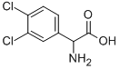 结构式 CAS# 128349-50-8, alpha-氨基-3,4-二氯-苯乙酸
