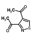 CAS 登录号：128979-17-9， 1,1'-(1,2-噻唑-3,4-二基)二乙酮