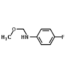 CAS 登录号：129367-43-7， 4-氟-N-(甲氧基甲基)苯胺