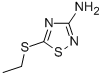 structure of CAS# 129500-80-7, 3-Amino-5-Ethylthio-1,2,4-Thiadiazole;3-AMINO-5-ETHYLTHIO-1,2,4-THIADIAZOLE