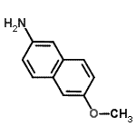 CAS 登录号：13101-88-7， 6-甲氧基-2-萘胺