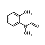 结构式 CAS# 131840-54-5, N-甲基-N-(2-甲基苯基)甲酰胺