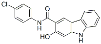 structure of CAS# 132-61-6, N-(4-Chlorophenyl)-2-Hydroxy-9H-Carbazole-3-Carboxamide;Smr000528241;2-Hydroxy-9H-Carbazole-3-Carboxylic Acid (4-Chloro-Phenyl)-Amide;Bas 01057195