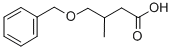 structure of CAS# 132437-90-2, 3-Methyl-4-(Phenylmethoxy)-Butanoic Acid;4-BENZYLOXY-3-METHYLBUTANOIC ACID;4-BENZYLOXY-3-METHYLBUTYRIC ACID