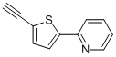 structure of CAS# 132464-90-5, 2-(5-Ethynyl-2-Thienyl)-Pyridine;2-(5-Ethynylthien-2-Yl)Pyridine 97%;2-Ethynyl-5-(Pyridin-2-Yl)Thiophene;2-(5-Ethynylthiophen-2-Yl)Pyridine