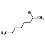 structure of CAS# 13249-60-0, 2-Bromooct-1-Ene;2-Bromo-1-octene;2-Bromodec-1-ene;2-Bromooct-1-ene