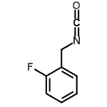 structure of CAS# 132740-44-4, 1-Fluoro-2-(Isocyanatomethyl)Benzene;1-Fluoro-2-isocyanatomethyl-benzene;2-(Isocyanatomethyl)fluorobenzene;2-Fluorobenzyl isocyanate