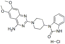 CAS#: 132764-69-3， 3-[1-(4-Amino-6,7-Dimethoxyquinazolin-2-Yl)Piperidin-4-Yl]-1H-Benzimidazol-2-One Hydrochloride