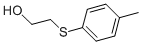 structure of CAS# 13290-16-9, 2-(P-Tolylthio)-Ethanol;2-[(4-Methylphenyl)Thio]Ethanol;Ethanol, 2-[(4-Methylphenyl)Thio]-;Ethanol, 2-((4-Methylphenyl)Thio)-