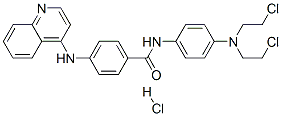CAS#: 133041-56-2， N-[4-[Bis(2-Chloroethyl)Amino]Phenyl]-4-(Quinolin-4-Ylamino)Benzamide Hydrochloride