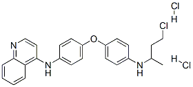 CAS#: 133041-60-8， N-[4-[4-(4-Chlorobutan-2-Ylamino)Phenoxy]Phenyl]Quinolin-4-Amine Dihydrochloride