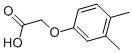 structure of CAS# 13335-73-4, 2-(3,4-Dimethylphenoxy)-Acetic Acid;2-(3,4-Dimethylphenoxy)Ethanoic Acid;Nsc408600;Acetic Acid, (3,4-Dimethylphenoxy)-