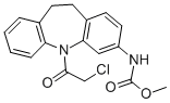 structure of CAS# 134068-43-2, Methyl N-[11-(2-Chloroacetyl)-5,6-Dihydrobenzo[b][1]Benzazepin-9-Yl]Carbamate;N-[11-(2-Chloro-1-Oxoethyl)-5,6-Dihydrobenzo[B][1]Benzazepin-9-Yl]Carbamic Acid Methyl Ester;N-[11-(2-Chloroacetyl)-5,6-Dihydrobenzo[B][1]Benzazepin-9-Yl]Carbamic Acid Methyl Ester;Methyl N-[11-(2-Chloroethanoyl)-5,6-Dihydrobenzo[B][1]Benzazepin-9-Yl]Carbamate
