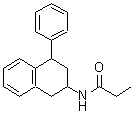 结构式 CAS# 134865-74-0, N-(4-苯基-1,2,3,4-四氢-2-萘基)丙酰胺