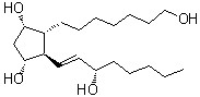 structure of CAS# 13487-47-3, (9alpha,11alpha,13E,15S)-Prost-13-Ene-1,9,11,15-Tetrol;"1,9α,11α,15S-tetrahydroxy-prost-13E-ene"1,9α,11α,15S-tetrahydroxy-prost-13E-ene;Prostaglandin F1? Alcohol