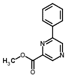 CAS 登录号：13534-79-7， 甲基6-苯基-2-吡嗪羧酸酯
