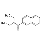 CAS 登录号：13577-84-9， N,N-二乙基-2-萘甲酰胺