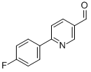 structure of CAS# 135958-93-9, 6-(4-Fluorophenyl)-3-Pyridinecarboxaldehyde;6-(4-FLUORO-PHENYL)-PYRIDINE-3-CARBALDEHYDE;6-(4-Fluorophenyl)Pyridine-3-Carboxaldehyde;6-(4-Fluorophenyl)Nicotinaldehyde