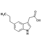 CAS 登录号：136281-78-2， (5-丙基-1H-吲哚-3-基)乙酸