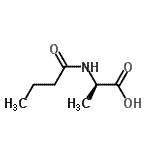 CAS#: 136897-41-1， N-Butyryl-D-Alanine