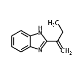 CAS 登录号：13786-49-7， 2-(1-丁烯-2-基)-1H-苯并咪唑