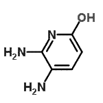 结构式 CAS# 138650-05-2, 5,6-二氨基-2(1H)-吡啶酮