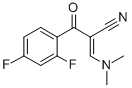 结构式 CAS# 138716-60-6, 2-(2,4-二氟苯甲酰)-3-二甲基氨基丙-2-烯腈