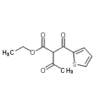 CAS 登录号：13892-51-8， 乙基3-氧代-2-(2-噻吩基羰基)丁酸酯