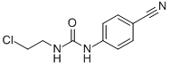 structure of CAS# 13908-43-5, N-(2-Chloroethyl)-N'-(4-Cyanophenyl)-Urea;Nsc78514;Nciopen2_004285;Fa-0884