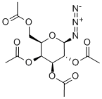 结构式 CAS# 13992-26-2, beta-D-吡喃半乳糖基叠氮化物 2,3,4,6-四乙酸酯