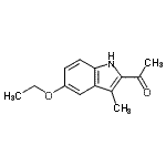 CAS 登录号：140139-83-9， 1-(5-乙氧基-3-甲基-1H-吲哚-2-基)乙酮