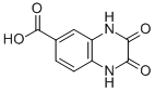 structure of CAS# 14121-55-2, 1,2,3,4-Tetrahydro-2,3-Dioxoquinoxaline-6-Carboxylic Acid;2,3-Diketo-1,4-Dihydroquinoxaline-6-Carboxylic Acid;Oprea1_006451;Timtec1_003880