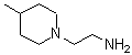 结构式 CAS# 14156-95-7, 2-(4-甲基-1-哌啶基)乙胺