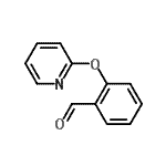 结构式 CAS# 141580-71-4, 2-(2-吡啶基氧基)苯甲醛