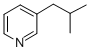 structure of CAS# 14159-61-6, 3-(2-Methylpropyl)-Pyridine;3-Isobutylpyridine;.Beta.-Isobutylpyridine