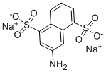 structure of CAS# 14170-43-5, 3-Amino-1,5-Naphthalenedisulfonic Acid Disodium Salt;1,5-Naphthalenedisulfonic Acid, 3-Amino-, Disodium Salt;Nsc9836