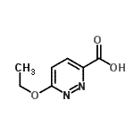 structure of CAS# 142054-74-8, 6-Ethoxy-3-Pyridazinecarboxylic Acid