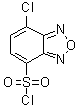 结构式 CAS# 142246-48-8, 7-氯-2,1,3-苯并恶二唑-4-磺酰氯