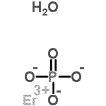 structure of CAS# 14242-01-4, Erbium Phosphate Hydrate (1:1:1);Erbium phosphatehydrate;Erbium(III) phosphate hydrate;587249_ALDRICH