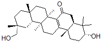CAS 登录号：143183-47-5， (3R,4aR,6aS,6bS,8aS,11R,12aR,14bS)-3-羟基-11-(羟基甲基)-4,4,6a,6b,8a,11,14b-七甲基-2,3,4a,5,7,8,9,10,12,12a,13,14-十二氢-1H-苉-6-酮